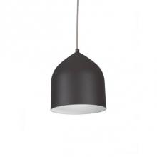 Kuzco PD9108-GH/SV - The Smooth Spun Metal Shade Is Available In Graphite Or White For This Modern Pendant But Add