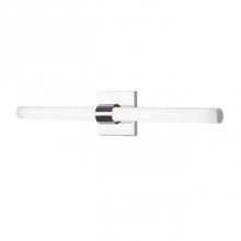 Kuzco VL17124-CH - Vl17124 - Cylindrical White Opal Glass With Electroplated Formed Steel