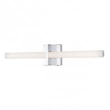 Kuzco VL17324-CH - Vl17324 - Cylindrical White Opal Glass With Square-Section Single Formed Steel