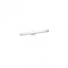 Kuzco VL4721-CH - Simplistic Modern Led With Rectangular Shaped White Acrylic Finished With Chrome End Caps And
