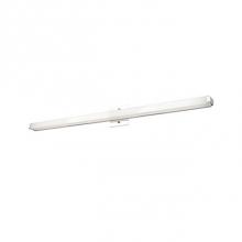 Kuzco VL4737-CH - Simplistic Modern Led With Rectangular Shaped White Acrylic Finished With Chrome End Caps And