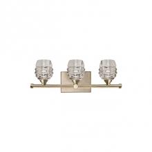 Kuzco VL52119-VB - Vintage But Modern Led Three Light Vanity, Spaced Across An Architecturally Designed Horizontal