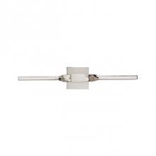 Kuzco VL53228-PT - A Horizontal Hand-Polished, 28 Inch Metal Bar Is Laid Horizontally, Allowing The Led Light To Be