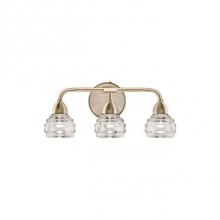 Kuzco VL54516-VB - Classic But Modern Led Three Light Vanity, Spaced Across A Sleekly Designed Horizontal Curved