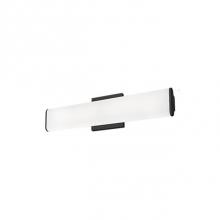 Kuzco VL60220-BK - Vl60220 - Rounded Rectangular Acrylic Diffuser With Electroplated Formed Steel