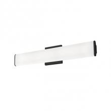Kuzco VL60224-BK - Vl60224 - Rounded Rectangular Acrylic Diffuser With Electroplated Formed Steel