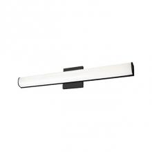 Kuzco VL61224-BK - Vl61224 - Obround White Acrylic Diffuser With Electroplated Formed Steel