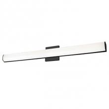 Kuzco VL61236-BK - Vl61236 - Obround White Acrylic Diffuser With Electroplated Formed Steel