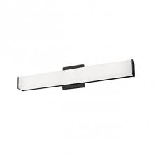 Kuzco VL62224-BK - Vl62224 - Rectangular White Acrylic Diffuser With Electroplated Formed Steel