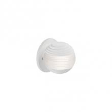 Kuzco WS10502-WH - Unique Led Wall Sconce With A Stratum Sphere Shaped Cast Aluminum With Matching Heavy Gauge