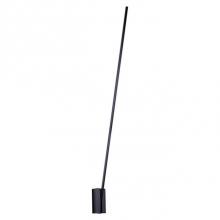 Kuzco WS13760-BK - Square Profile Linear Aluminum With Rectangular Wall MountInset Opal Polymeric DiffuserFinely