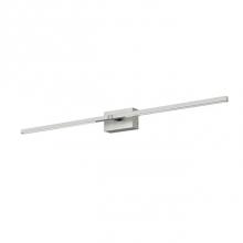 Kuzco WS25336-BN - Square Profile Linear Aluminum With Rectangular Wall Mount. Inset Opal Polymeric Diffuser. Finely