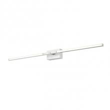 Kuzco WS25336-WH - Square Profile Linear Aluminum With Rectangular Wall Mount. Inset Opal Polymeric Diffuser. Finely