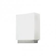 Kuzco WS3909-BN - Single Led Wall Sconce With Rectangular Shaped White Opal Glass. Metal Details In Brushed Nickel