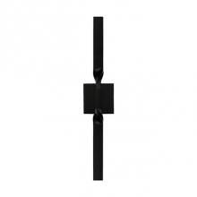 Kuzco WS53228-BK - The Hand-Polished Steel Wall Sconce Is Held To The Wall By A Small Square Plate. A Simple Twist
