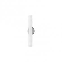 Kuzco WS8318-BN - Led Wall Sconce With Cylinder Shaped White Opal Glass. Metal Details In Brushed Nickel Or Chrome