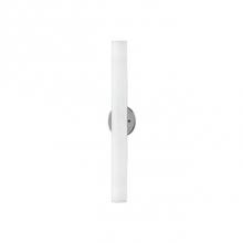 Kuzco WS8324-BN - Single Led Wall Sconce With Cylinder Shaped White Opal Glass. Metal Details In Brushed Nickel Or