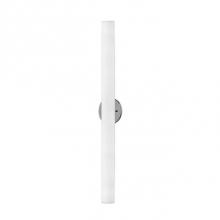 Kuzco WS8332-BN - Single Led Wall Sconce With Cylinder Shaped White Opal Glass. Metal Details In Brushed Nickel Or
