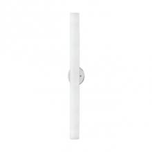 Kuzco WS8332-CH - Single Led Wall Sconce With Cylinder Shaped White Opal Glass. Metal Details In Brushed Nickel Or