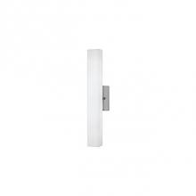 Kuzco WS8418-BN - Led Wall Sconce With Rectangular Shaped White Opal Glass. Metal Details In Brushed Nickel Or