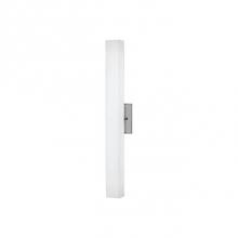 Kuzco WS8424-BN - Single Led Wall Sconce With Rectangular Shaped White Opal Glass. Metal Details In Brushed Nickel