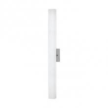 Kuzco WS8432-BN - Single Led Wall Sconce With Rectangular Shaped White Opal Glass. Metal Details In Brushed Nickel