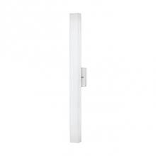 Kuzco WS8432-CH - Single Led Wall Sconce With Rectangular Shaped White Opal Glass. Metal Details In Brushed Nickel