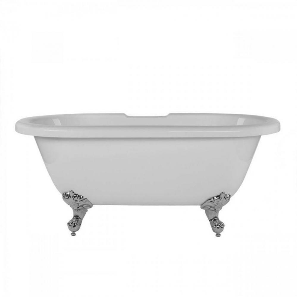 Kris Acrylic Double Ended Clawfoot Tub