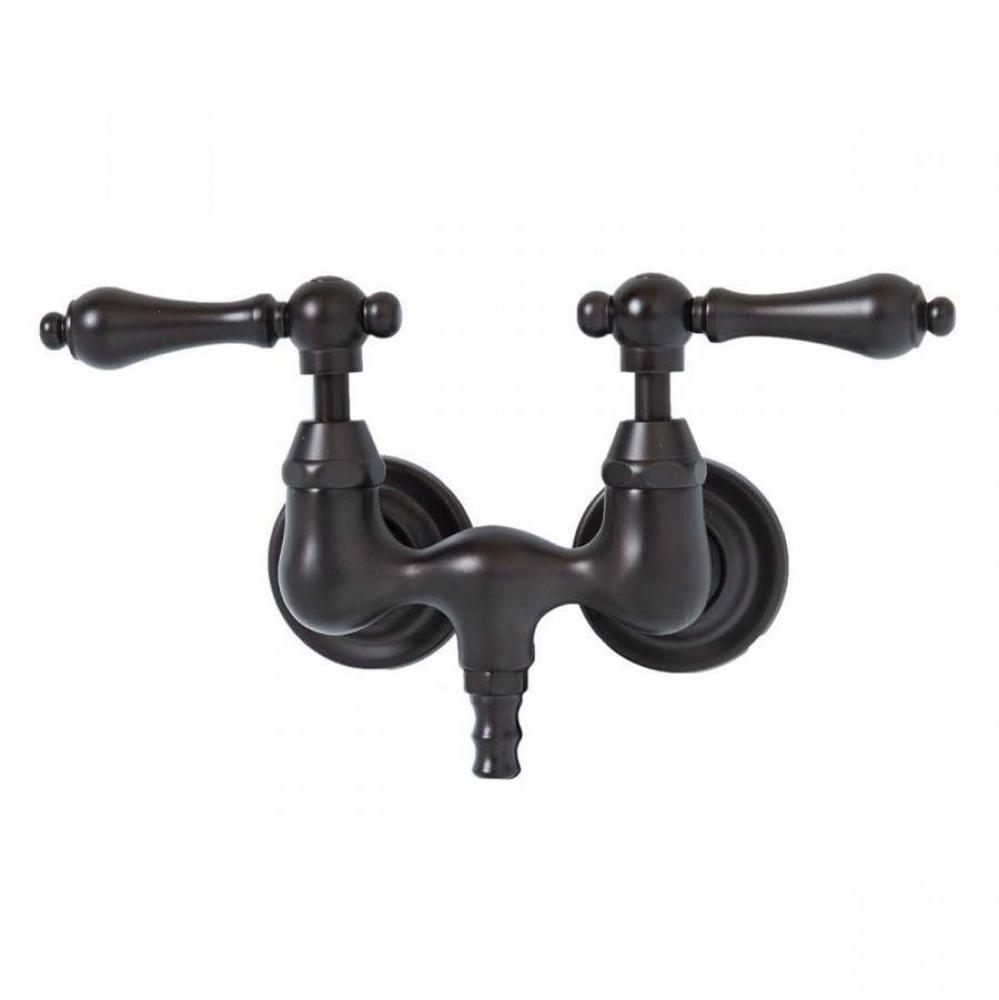 Tub Wall Mount English Telephone Faucet - Down Spout