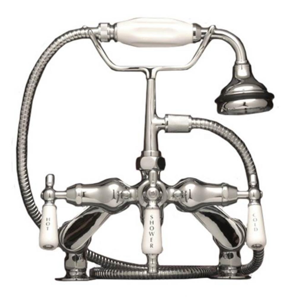 Rim Mount English Telephone Faucet - Down Spout