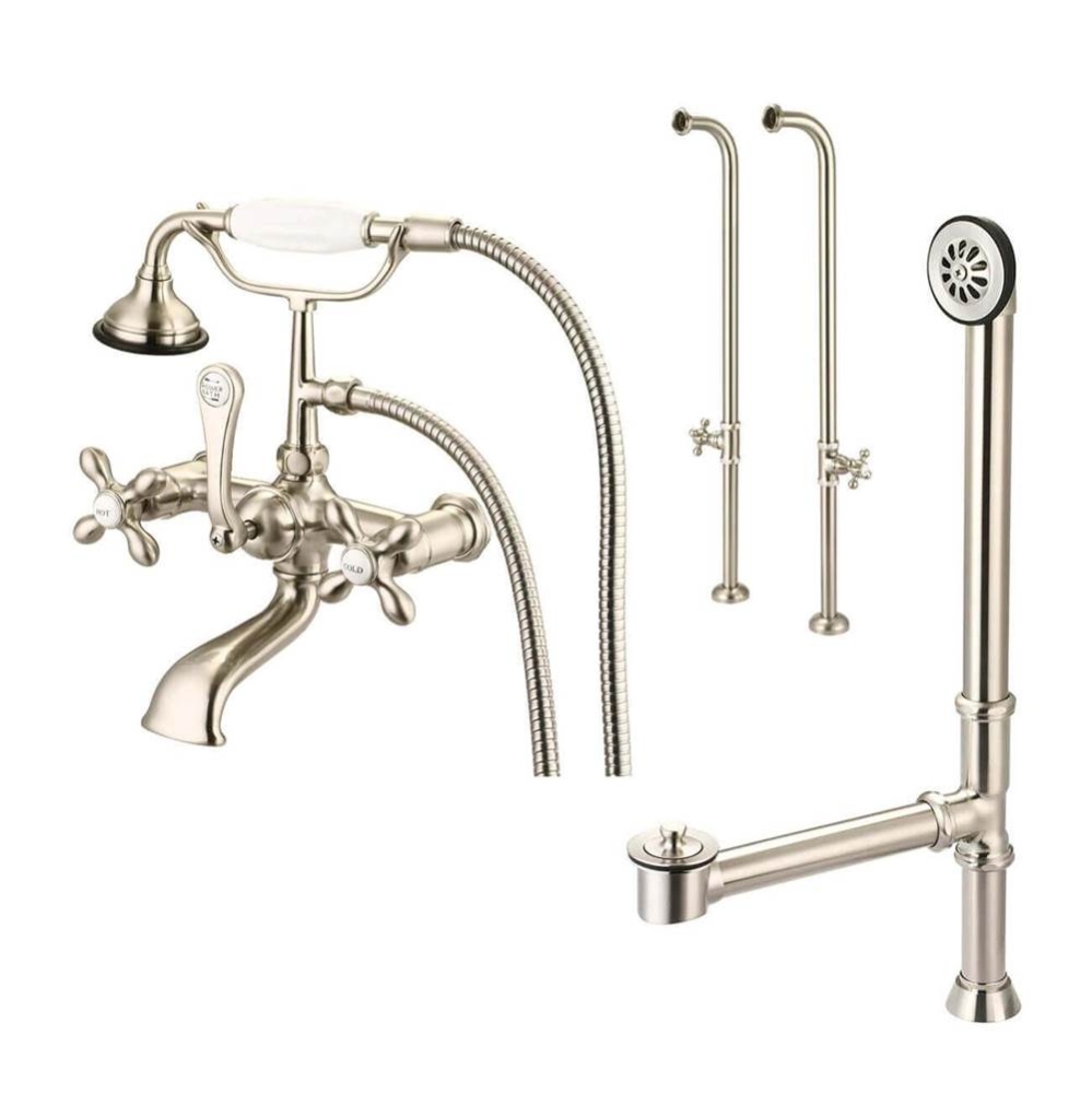 Freestanding English Telephone Faucet - Classic Spout