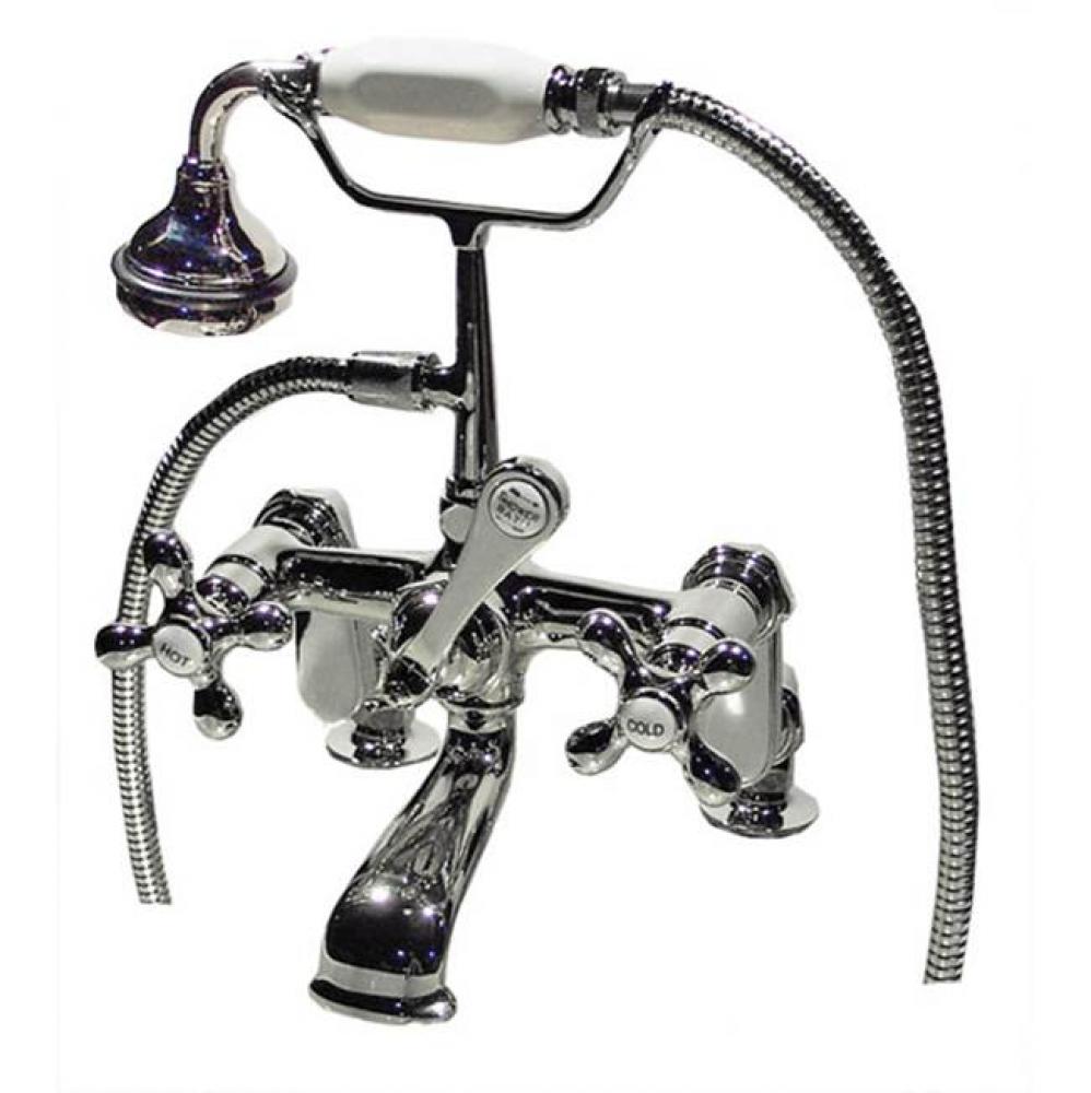 Rim Mount English Telephone Faucet - Classic Spout