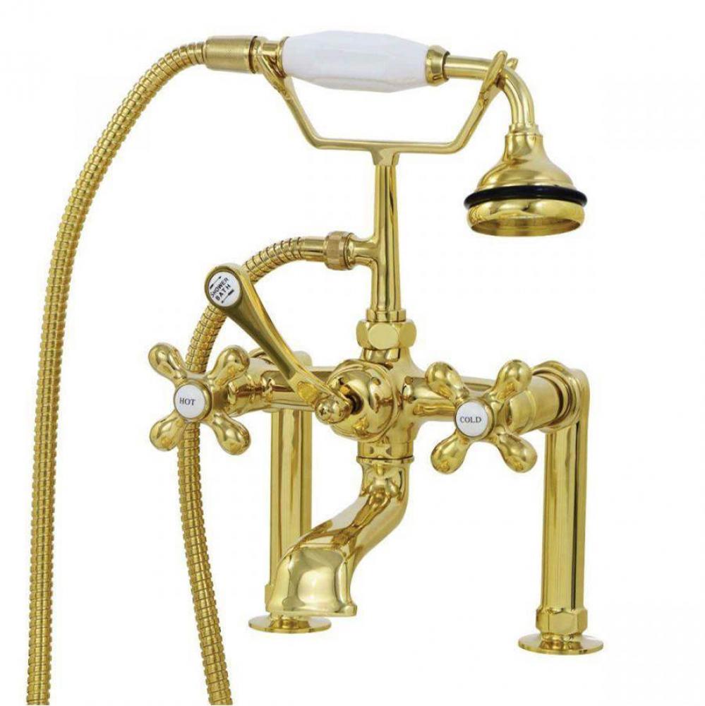 Rim Mount English Telephone Faucet - Classic Spout