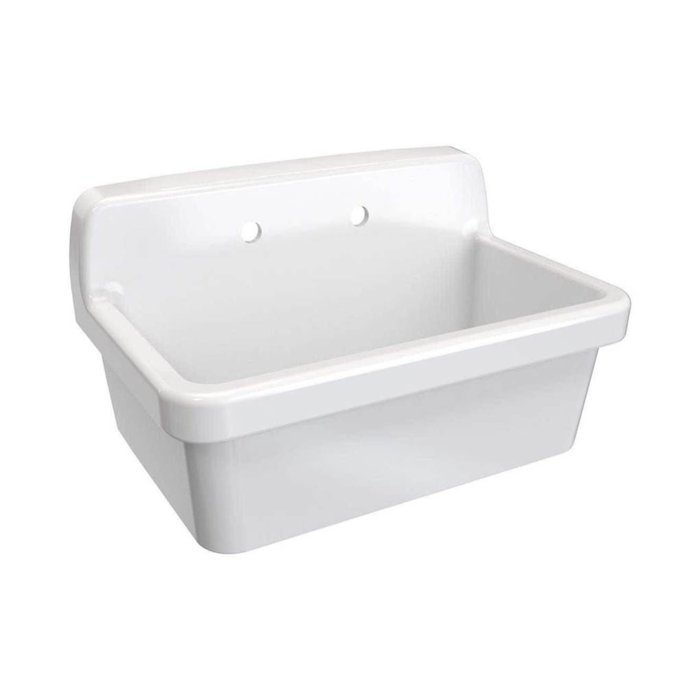 Ceramic Utility Wallmount Sink