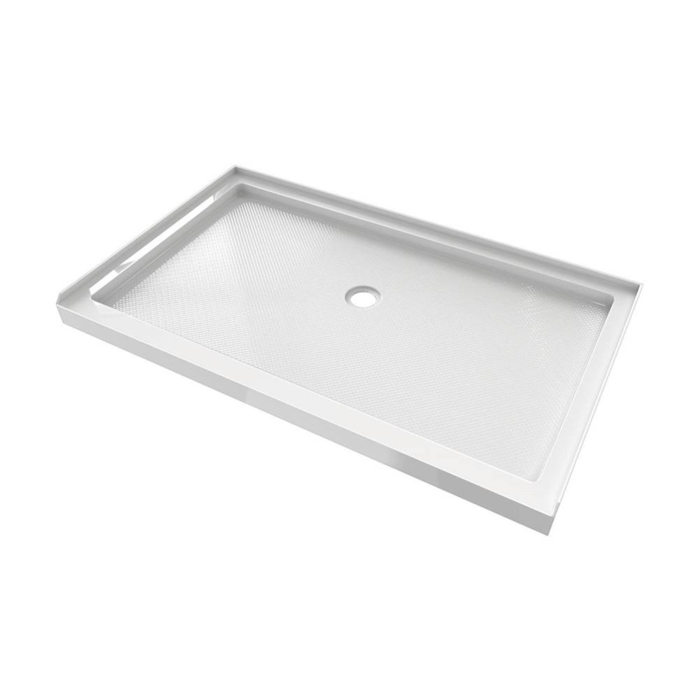 36'' x 60''  Shower Base Center Drain - Wh