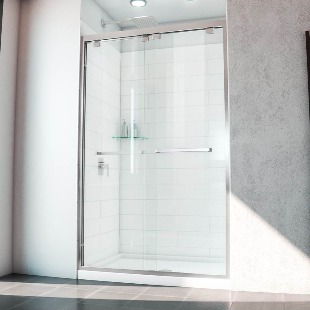 Semi-Frameless Bypass Shower Door