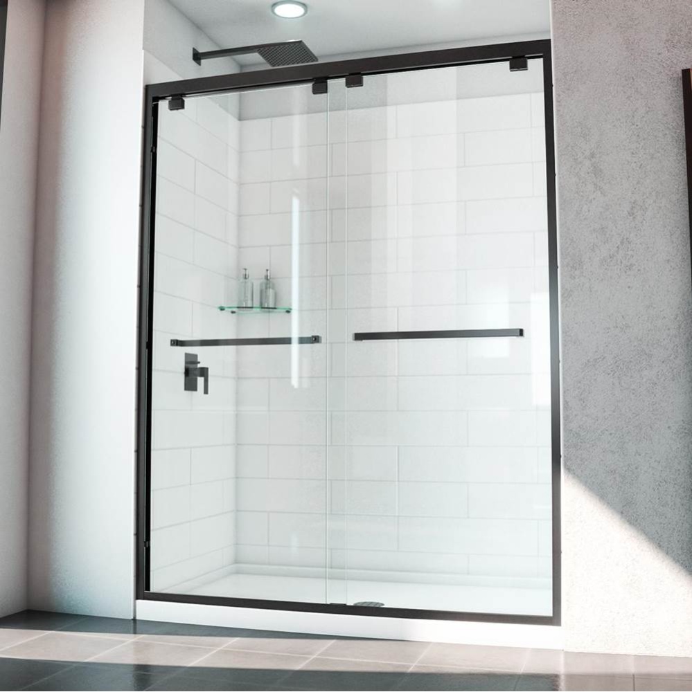 Semi-Frameless Bypass Shower Door