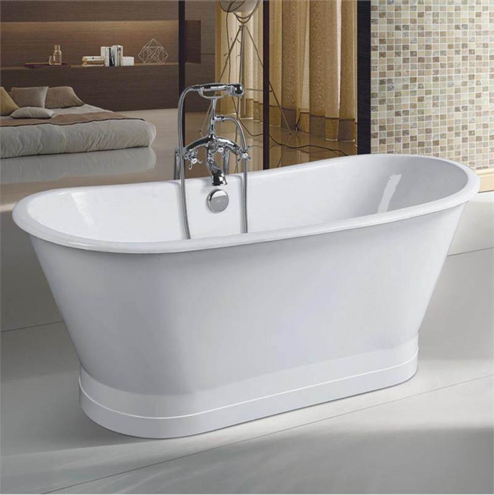 UNA Cast Iron Double Ended Skirted Tub