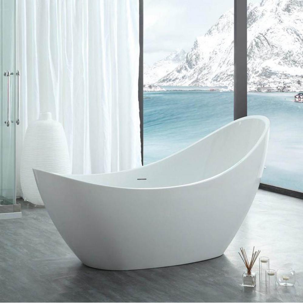 Nerida Acrylic Contemporary Slipper Tub