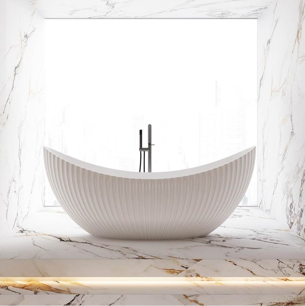 Acrylic Vertical Fluted Tub