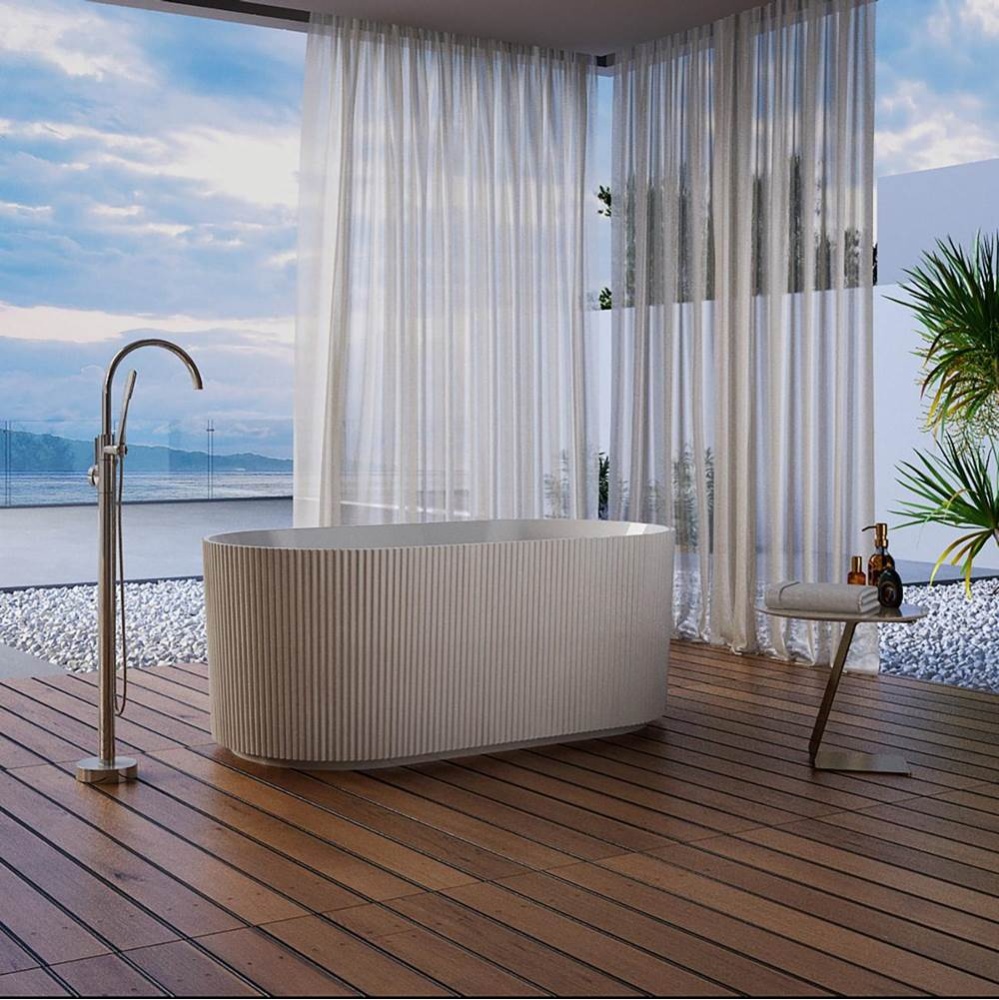 Acrylic Verticle Flute Tub