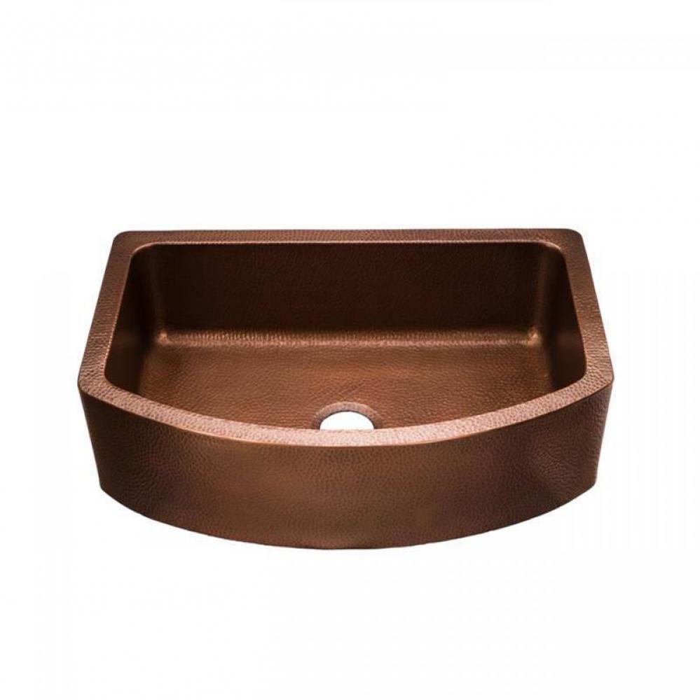Copper Single Bowl Farmhouse Sink