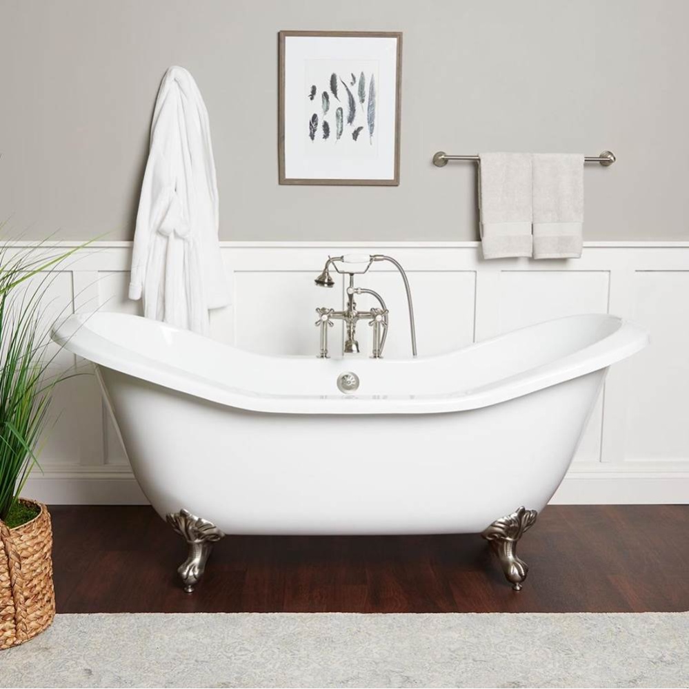 Amandine Acrylic Slipper Clawfoot Tub