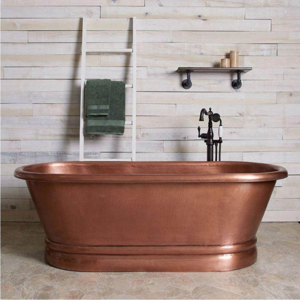 Cali Copper Pedestal Tub