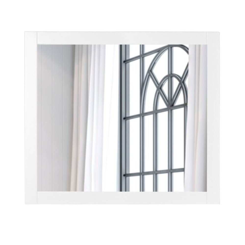 24 Inch Wood Mirror