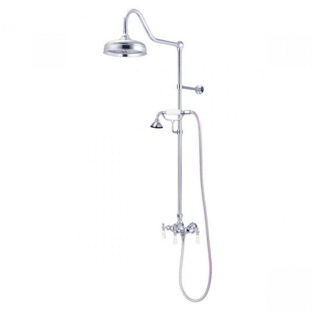 Exposed Bathroom Shower Set with Handshower