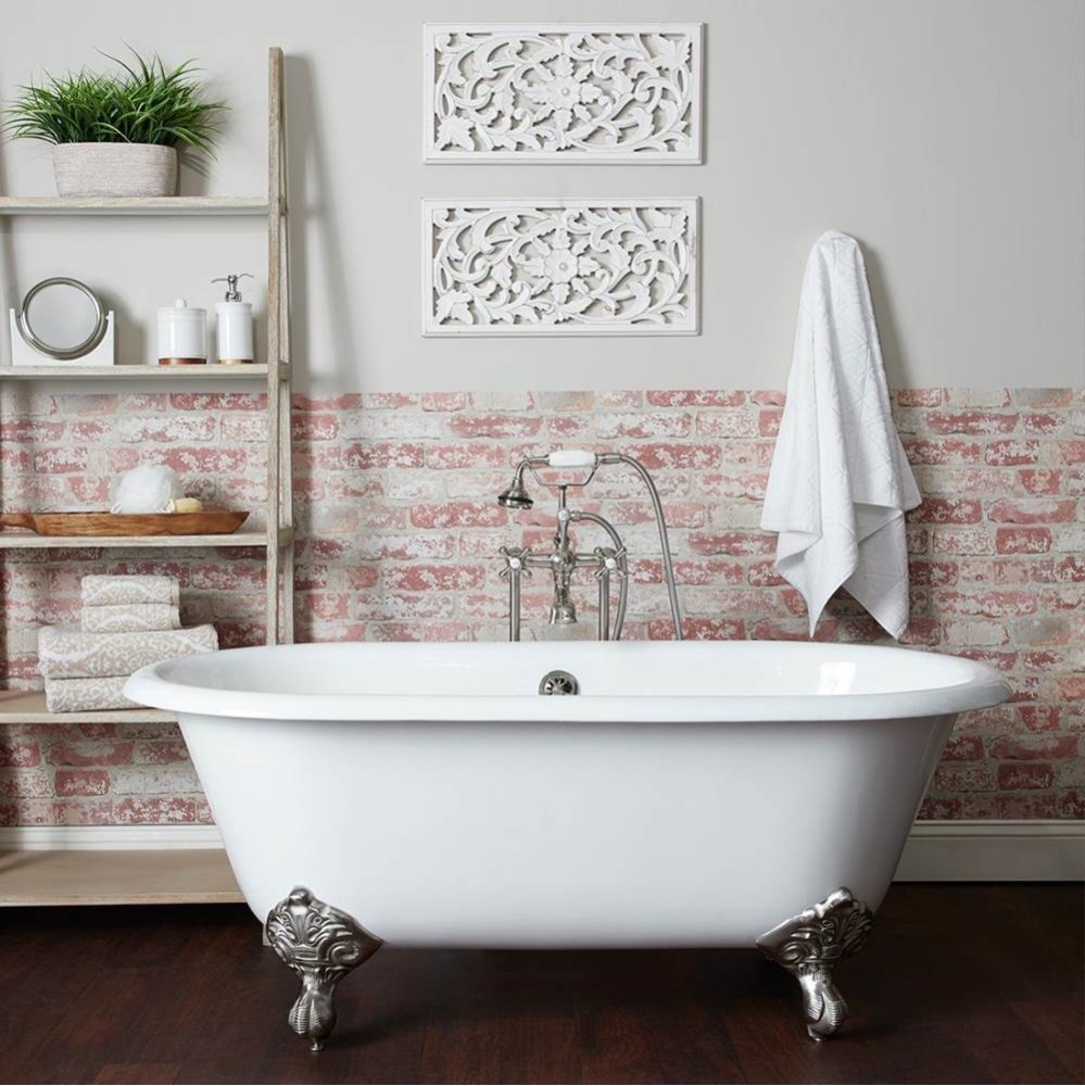Cast Iron Double Ended Clawfoot Tub