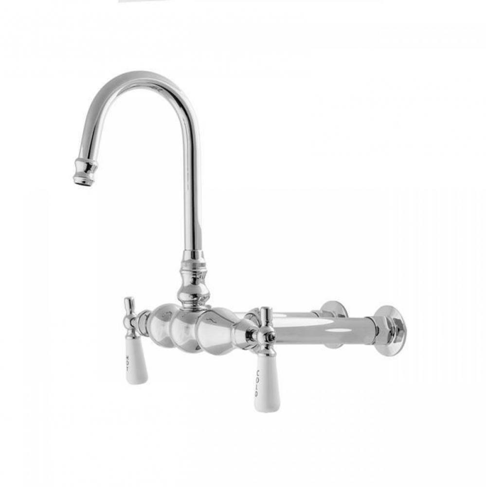 Wall Mount Faucet - Gooseneck Spout