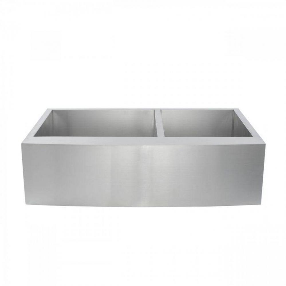 33'' X 21'' Stainless Steel Double Bowl Farmhouse Sink