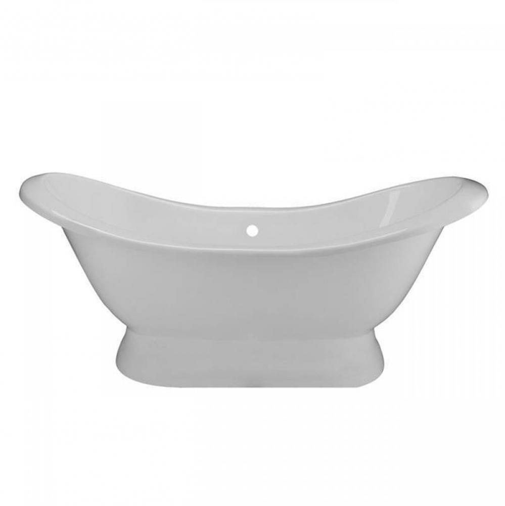 Devinshire Cast Iron Double Ended Pedestal Tub